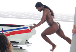 naked-african-girl:  Aja Evans, bobsledder