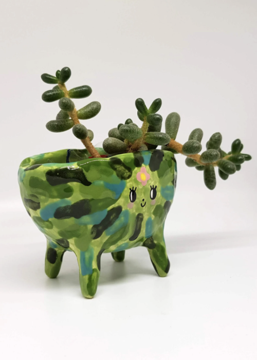 Handmade Ceramic Planters by lumpyunicorn