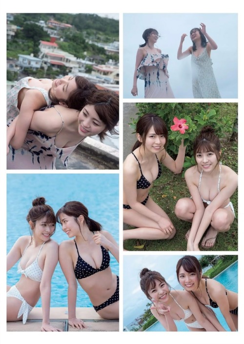 kyokosdog: Ishikawa Natsumi 石川夏海, Nishimura Honoka 西村歩乃果, Weekly Playboy 2019 No.17
