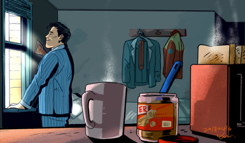 ouou0704:30 Days OTP Challenge #16  During their morning ritual(s)Batman-Alfred: Good morning, Maste