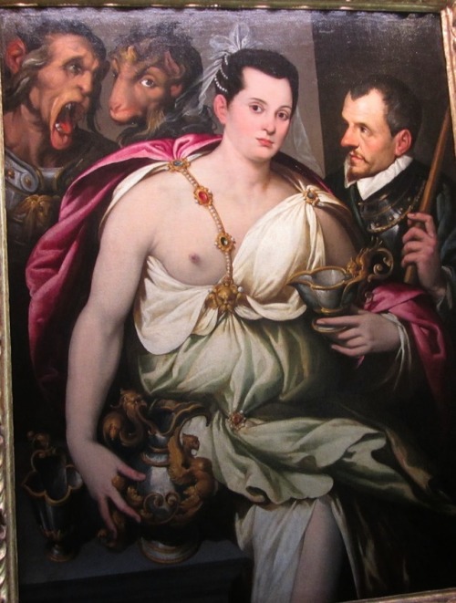 Bartolomeo Passarotti - Allegorical Portrait of Ulisse Aldrovandi (1575).