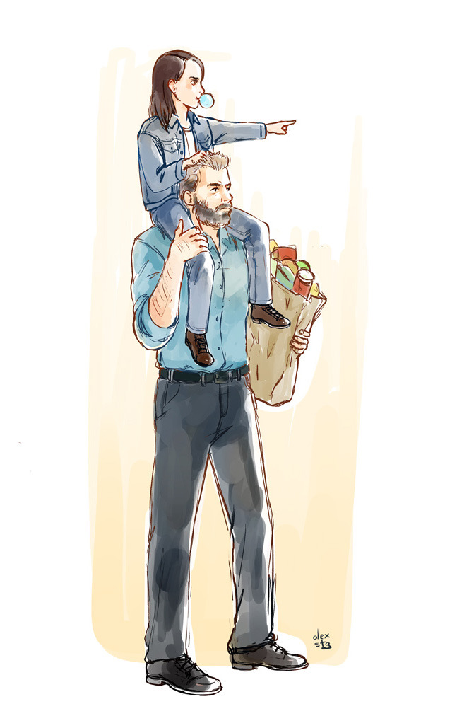 a3107:  Logan and Laura ♥ only a quick sketch for now, but hope to be back with