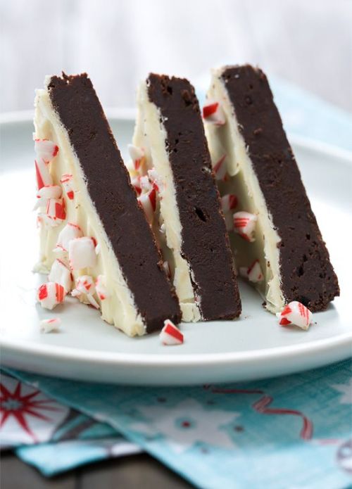 confectionerybliss:Peppermint Bark Brownies | Love and Olive Oil