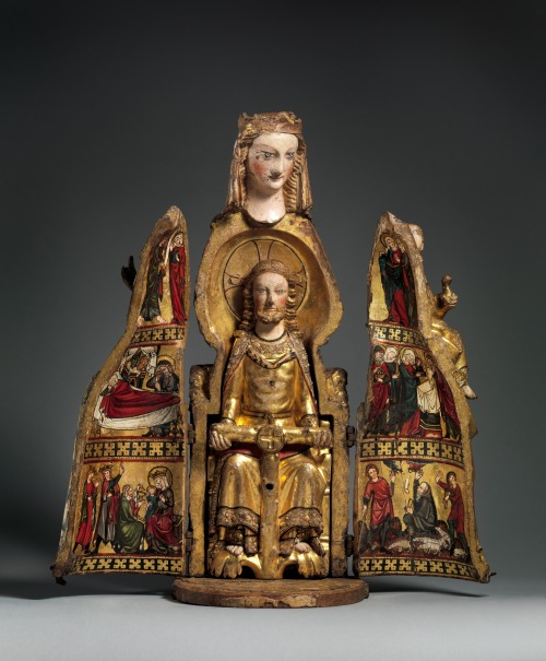 Shrine of the VirginOak, linen covering, polychromy, gilding, gessoca. 1300German