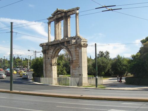 ancientromebuildings: Arch of Hadrian, Athens* Built during 130s CEOctober 2008