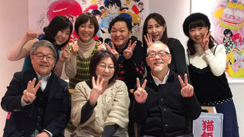 sinuyasha - Rumiko Takahashi and the cast of Ranma ½ - Akane...