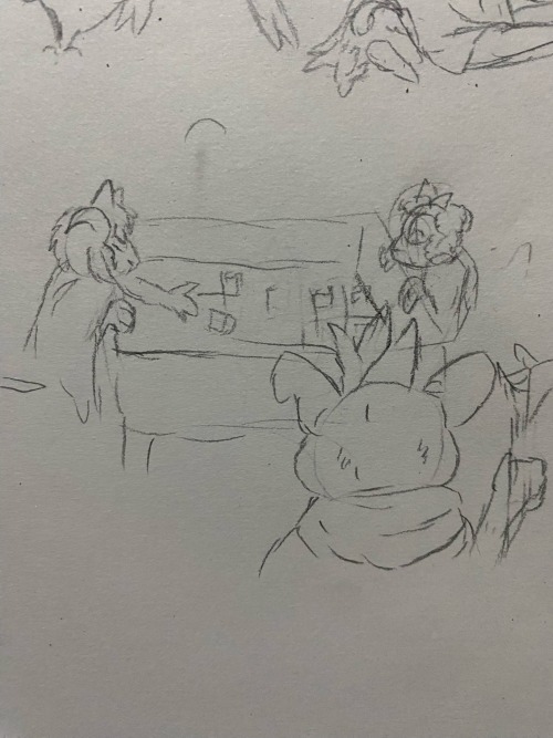 Some Doodles Based Of Me And My Brothers Game So Far And A Glitch We Found