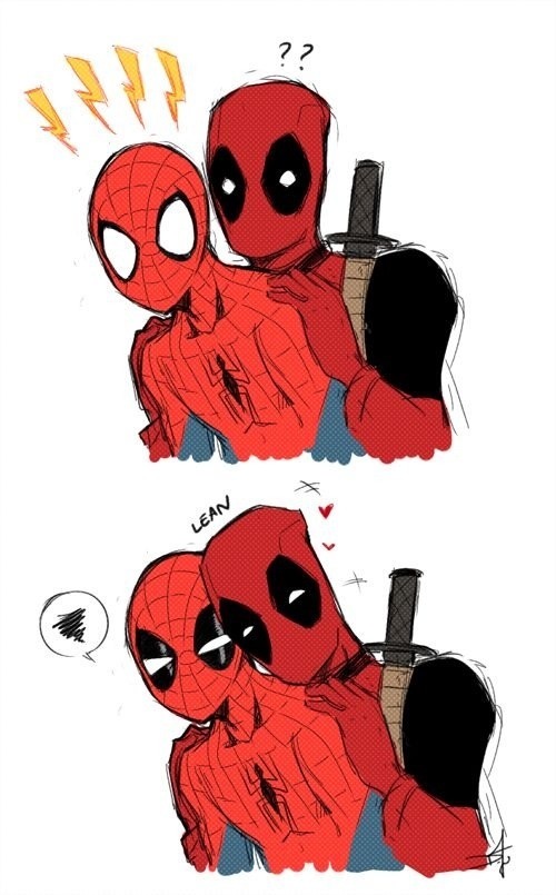 german-ninjas-exist:  Spideypool is the way to live