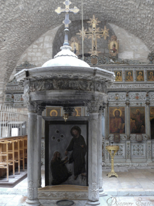 The Place where Maria Magdalene met Jesus after the resurrection (John 20:17). The Chapel of St. Joh
