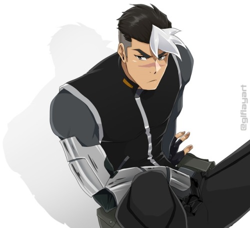 glflayart:I’m procrastinating from drawing by drawing. So, here’s Shiro…… <3