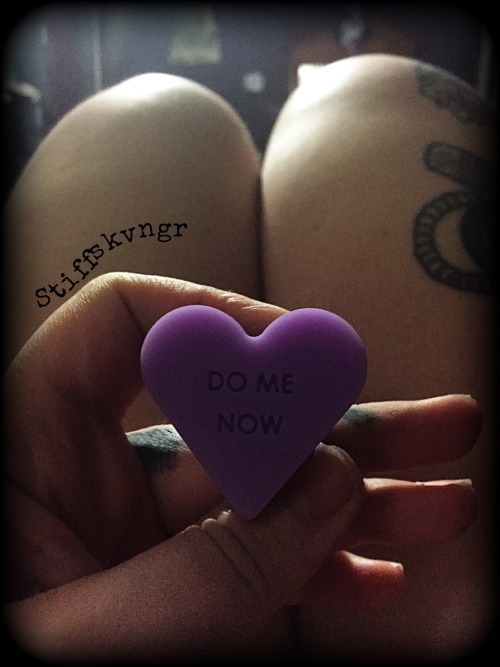stiffskvngr:  The naughty Mrs sent these to me while I was at work today I think she’s trying to tell me something 😃😃😃 The Mr