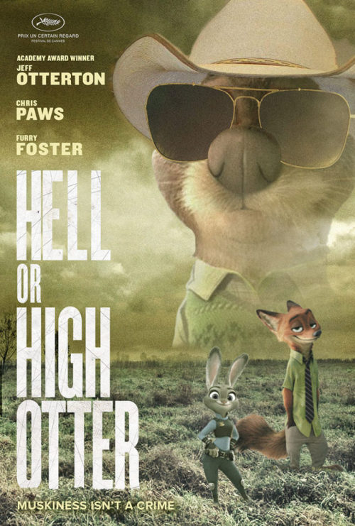 Zootopia is spoofing the Academy Awards nominees again! Love it!Now&hellip; “Hell or High Otter. Mus