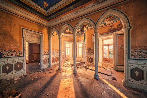 abandonedography:deviantart:Decay: Matthias-Haker’s photo series capturing abandoned spac