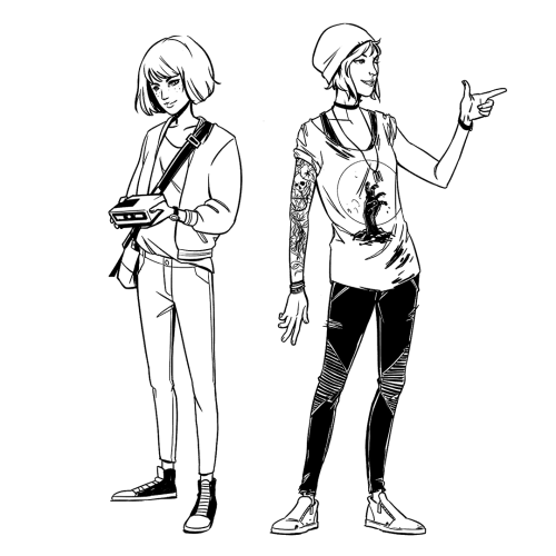 lifeisstrange-blog: Fancy giving Max and Chloe a makeover? Hair dye, face paint,