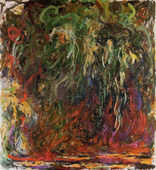 Weeping Willow Giverny ,  Claude Monet 1920 - 1922Impressionism
