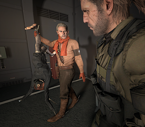 I was prompted to make something with Mantis and Ocelot. This is as in character as I could go.