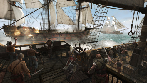 gamefreaksnz:  Assassin’s Creed IV: Black Flag E3 2013 trailers, demo footage, screenshots  Ubisoft has released new trailers with a bunch of gameplay footage from their upcoming Assassin’s Creed sequel.