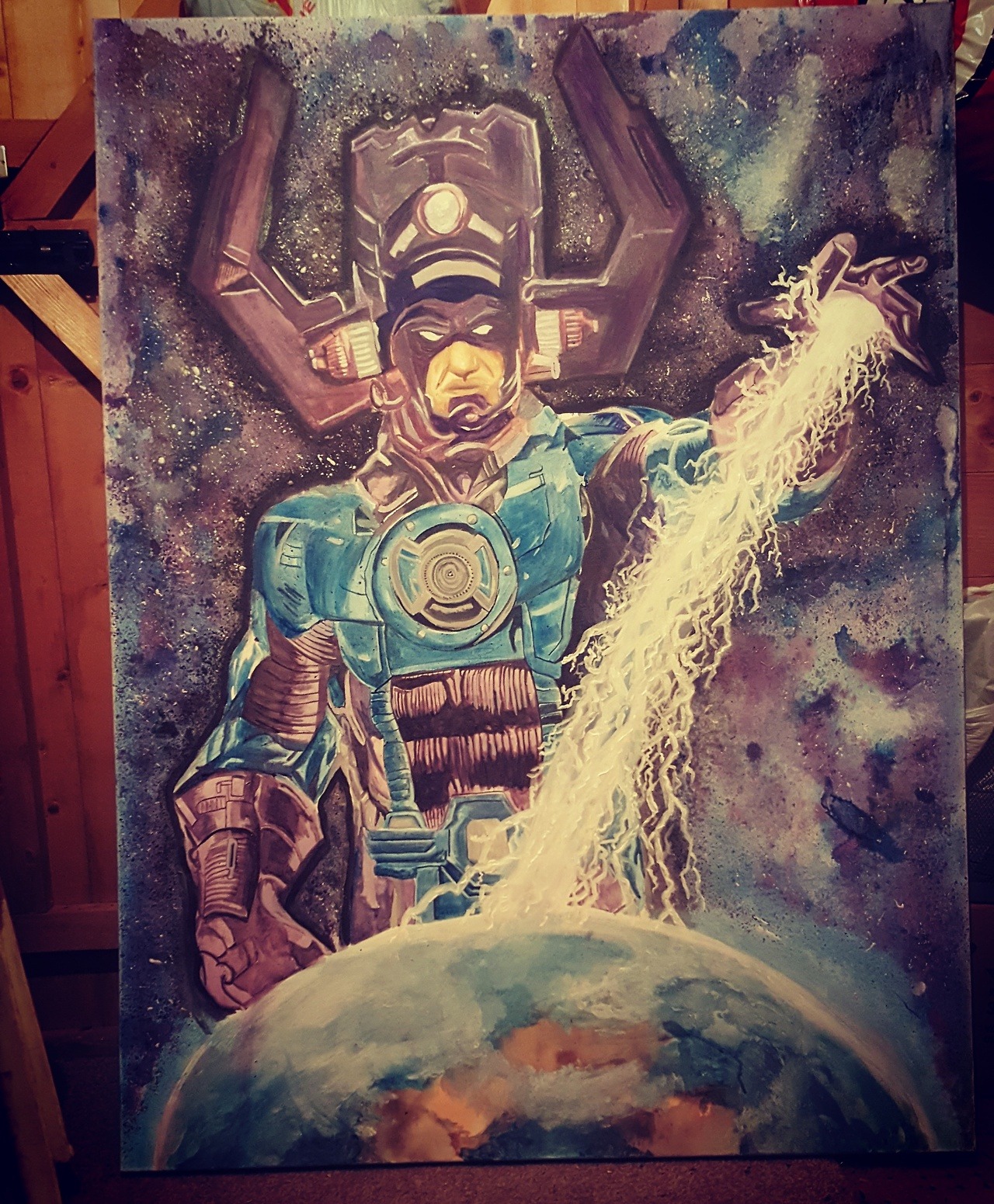Iamredted Galactus Watercolour 30 X 40 For Sale Dm Me