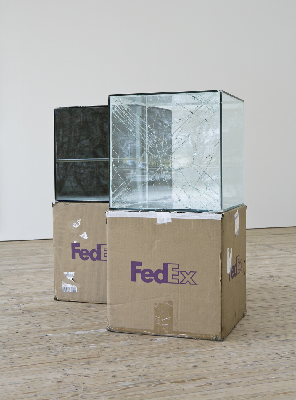 shihlun:  Walead Beshty’s FedEx Sculptures series(2005 - present).  Walead Beshty