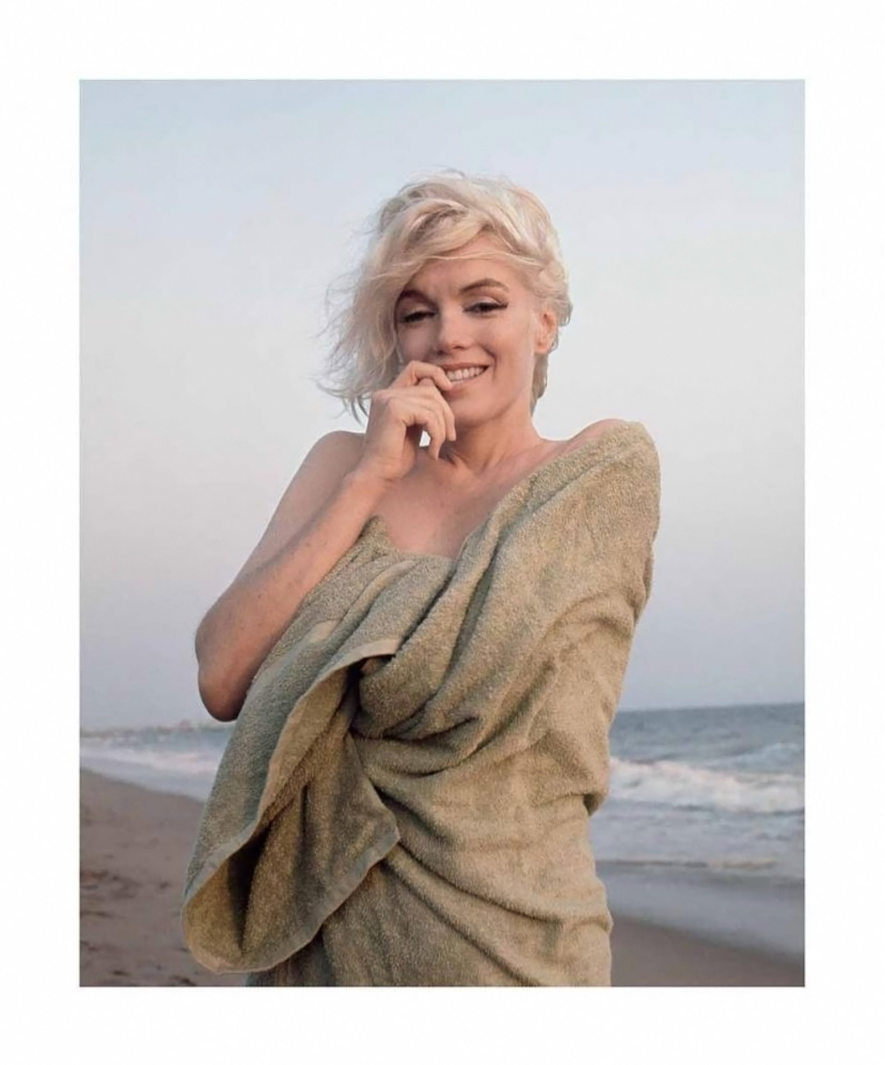 Beach Towel, Santa Monica Beach, 1962. Edward Weston. Contemporary giclee print on paper.