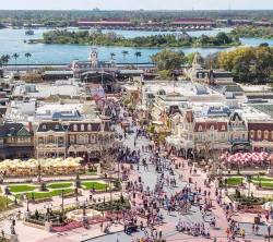 Magic Kingdom from the top of Cinderella