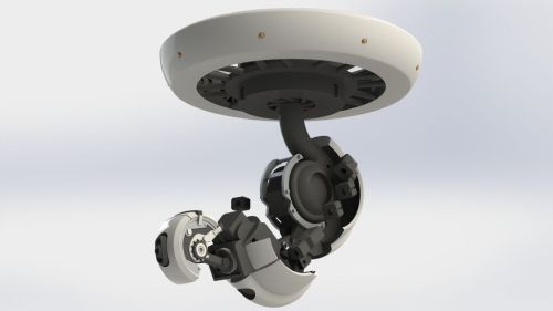 insanelygaming: 3D GlaDOS Robotic Ceiling Arm Lap Created by dragonator Check out Instruct