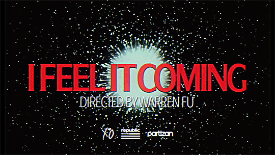 deleuzianmachine:  The Weeknd (ft. Daft Punk): I Feel It Coming(Video link)
