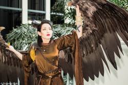 kamikame-cosplay:  A tremendous shot of a Malificent Cosplayer at Katsucon 2015!  Photo by Roberto BlakeDo you know who she is?