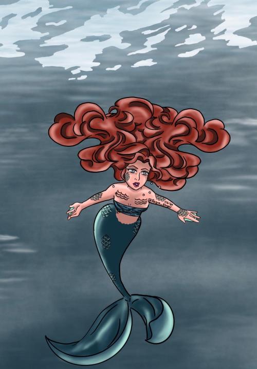 amym32687: Mermay 5. Experimenting with full body shadows and light.