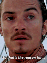 starkswaters:  FANGIRL CHALLENGE ♔ ten male characters {12/10}   ↬ Will Turner