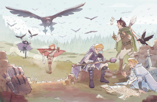 townspersonnb:My full piece for the In Syzygy: A Haikyuu!! Fantasy ZineLeftover sales are open 