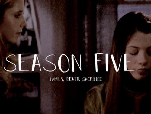 bisexualcordelia: 20th Anniversary Buffy Birthweek: day one, seven seasons.