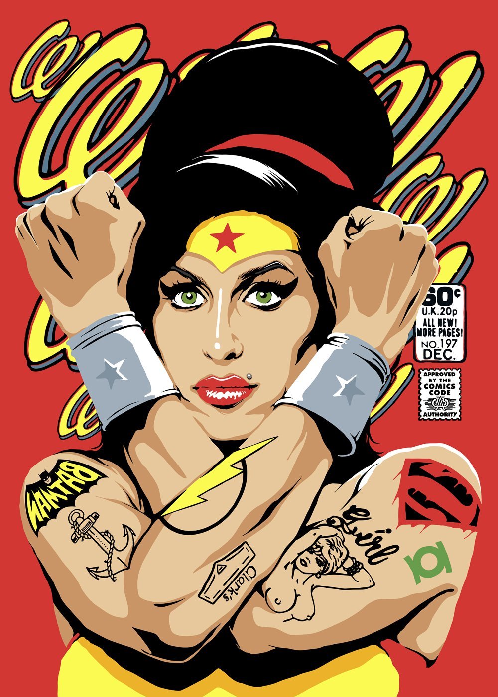 notquiteapinup:  thekhooll:  Post-Punk &amp; Vintage Comics Butcher Billy   Amy!