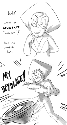 zottgrammes:   peridot’s weapon  inspiration