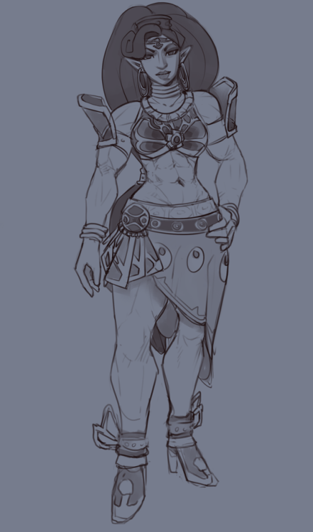 tinyfaceart: The new Gerudo girls are really nice.   My Twitter - Support me  -  Commission me   