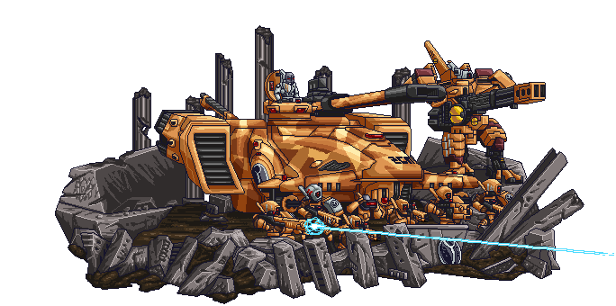 avalu40k:  “Whose leg do I have to hump to get a post with the complete 40k pixelart