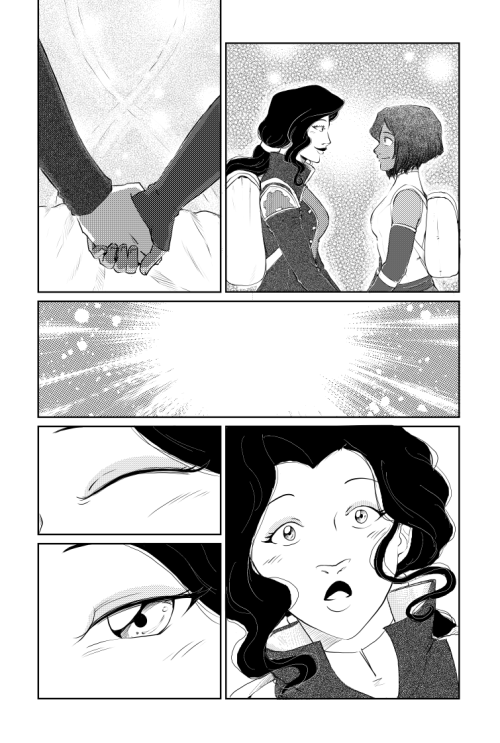 XXX triaelf9:  I did a Korrasami mini comic ahhh photo