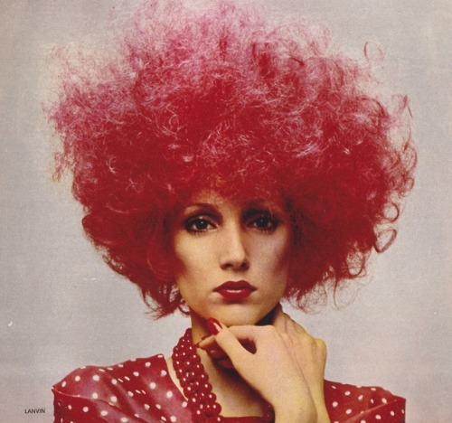 featherstonevintage:  LanvinMarie Claire, March 1973Photographed by Laurence Sackman