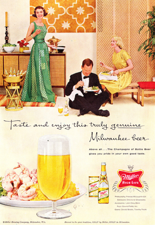 Miller beer advertising posters