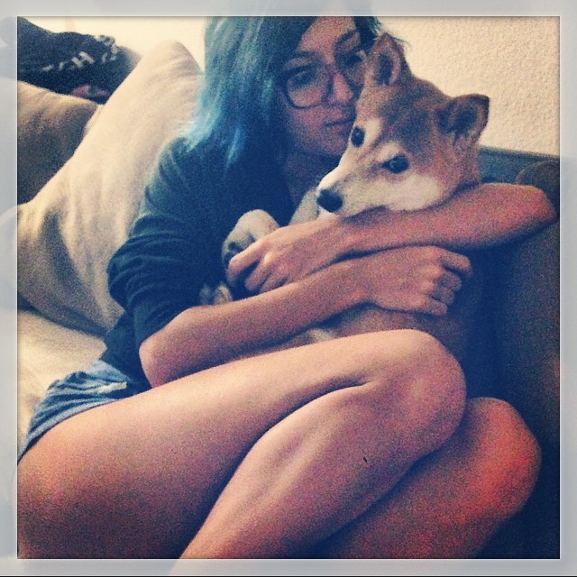 I&rsquo;m all about those last minute cuddles and she&rsquo;s just like get
