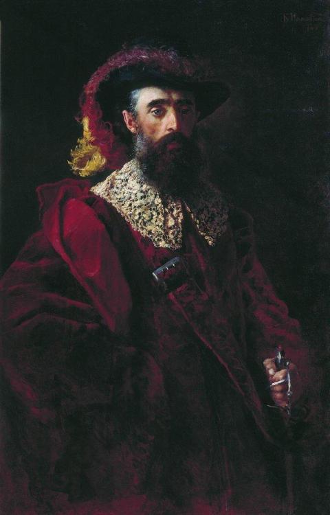 artist-kmakovsky:Portrait of the Man in Red