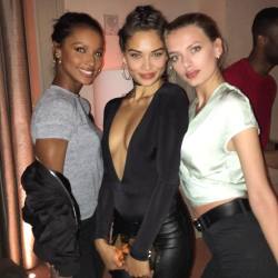 vicsecretmodels:  Jasmine, Shanina & Bregje 