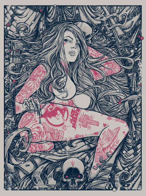 Sex xombiedirge:  Illustrations by GODMACHINE / Tumblr / Blog / Store pictures