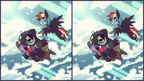 spike-in-weirdworld:  Nightmare Night Challenge 3/5Hiccup Spikey! Find 5 differences between two pictures!Happy Halloween!You don’t need to submit your answer. It’s just for fun!  x3 Hee~!