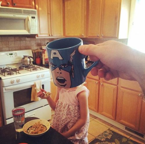 tastefullyoffensive:  Morning Mugshots by Lance Curran (via imgur)Related: Photos Combined by Stephen McMennamy