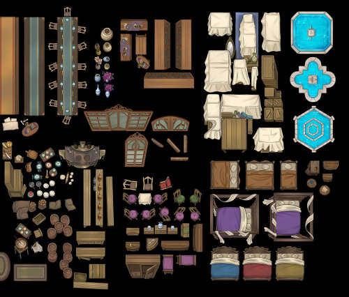 partyoftwo:Free Asset Pack! Mansion battlemaps + asset packs with a customizable, empty mansion. The