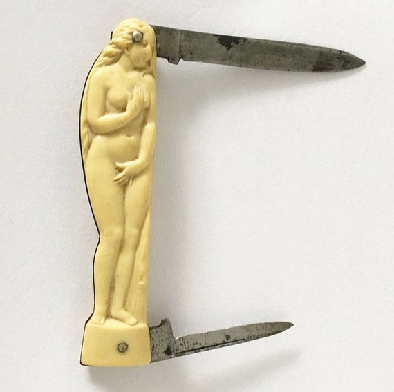 thingsfromthedirt:     1900s Venus pocket knife 