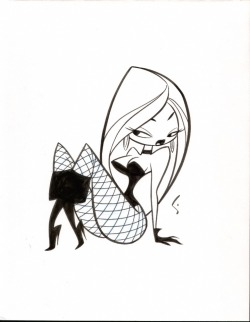 comicbookwomen:  Black Canary-Shane Glines   Such simplicity