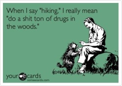 jumpthefuckin:  lol but while i’m hiking.