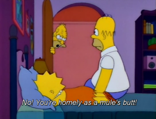 dangerhamster:  Homer and Lisa’s relationship is one of my favourite things ever. He spent this entire episode trying to convince Lisa that she was beautiful, and he insisted to Marge that he wasn’t just saying it as a father, he genuinely believed